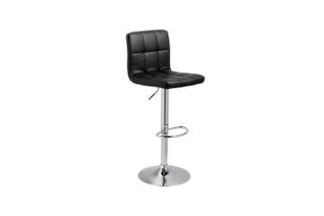 Picture of AKALI Adjustable Swivel Gas Lift Bar Stool (Black)