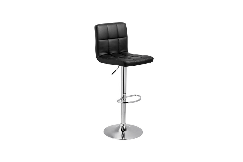 Picture of AKALI Adjustable Swivel Gas Lift Bar Stool (Black) - Each