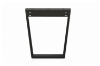 Picture of SYNERGYPLUS Dining Table with Trapezoid Metal Legs (Walnut) - 71"x35.5"