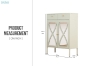 Picture of STARK Steel Frame 43.5"x31.5" Transparent Glass Cabinet