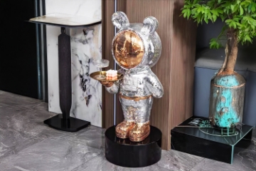 Picture of ASTRONAUT 33.5" Large Bear Statue with Tray