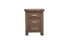 Picture of WESTMINSTER 3-Drawer Solid Oak Nightstand (Classic Walnut)