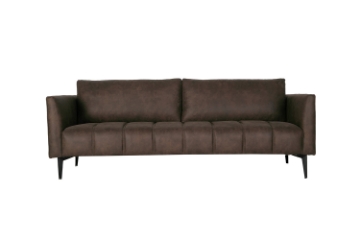 Picture of BARTLET Air Leather Sofa Range (Chocolate) - Sofa