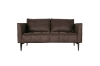 Picture of BARTLET Chocolate Air Leather Sofa Range - Armchair+Loveseat+Sofa Set