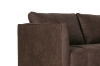 Picture of BARTLET Chocolate Air Leather Sofa Range - Armchair+Loveseat+Sofa Set