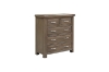 Picture of WESTMINSTER 3PC/4PC/5PC Solid Oak Bedroom Combo in Queen/Eastern King Size (Classic Walnut）