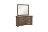 Picture of WESTMINSTER 3PC/4PC/5PC Solid Oak Bedroom Combo in Queen/Eastern King Size (Classic Walnut）