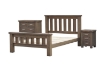 Picture of WESTMINSTER 3PC/4PC/5PC Solid Oak Bedroom Combo in Queen/Eastern King Size (Classic Walnut）
