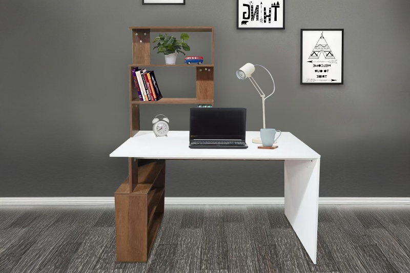 Picture of LENAE 47" Office Desk with Shelves