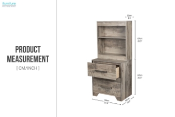 Picture of AGILENT 2-Drawer Nightstand Combo