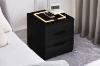 Picture of PALIS Nightstand with Wireless Charging & USB/ USC Port & LED Lights ( Black)