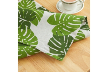 Picture of SINGLE-SIDED Printed Table Runner/Bed Runner in 2 Sizes (Monstera Leaves)