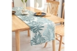 Picture of DOUBLE-SIDED Printed Table Runner/Bed Runner (Teal) - 13"x71"