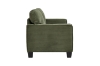 Picture of HERBERT Corduroy Sofa Range (Green) - Loveseat + Sofa Set