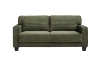 Picture of HERBERT Corduroy Sofa Range (Green) - Loveseat + Sofa Set
