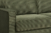 Picture of HERBERT Corduroy Sofa Range (Green) - Loveseat + Sofa Set