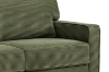 Picture of HERBERT Corduroy Sofa Range (Green) - Loveseat + Sofa Set