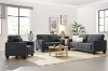 Picture of HERBERT Corduroy Sofa Range (Grey) - Loveseat + Sofa Set
