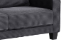 Picture of HERBERT Corduroy Sofa Range (Grey) - Loveseat + Sofa Set