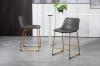 Picture of KRISTA Bar Chair with Golden Legs (Black) - 2 Chairs in 1 Carton