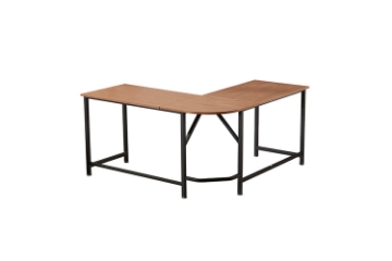 Picture of VITALI 59" L-Shaped Computer Desk (Light Walnut)