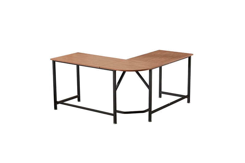 Picture of VITALI 59" L-Shaped Computer Desk (Light Walnut)
