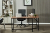 Picture of VITALI 59" L-Shaped Computer Desk (Light Walnut)