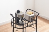 Picture of FLOYD Mobile Serving Cart with 4 Lockable Wheels and Wine Rack