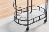 Picture of FLOYD Mobile Serving Cart with 4 Lockable Wheels and Wine Rack