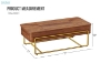 Picture of Lune Lift Top Coffee Table with Hidden Storage and Drawers