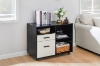 Picture of HARKEN 2-Drawer Cabinet with Wheels (Black&White)