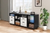 Picture of HARKEN 2-Drawer Cabinet with Wheels (Black&White)
