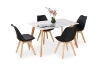 Picture of EFRON 5PC Dining Set (Black) - 55" Table
