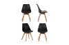 Picture of EFRON 5PC Dining Set (Black) - 55" Table