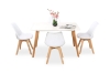 Picture of EFRON 47"/55"/63" 5PC Dining Set (White)