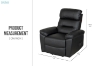 Picture of MARTINA Power Lift Recliner Chair (Black)