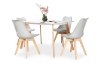Picture of EFRON 5PC Dining Set (Grey) - 47" Table