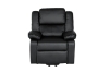 Picture of MATTHEW Power Lift Recliner Chair *Twin Motor with Adjustable Headrest (Black)
