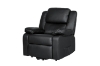 Picture of MATTHEW Power Lift Recliner Chair *Twin Motor with Adjustable Headrest (Black)