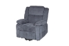 Picture of MATTHEW Power Lift Recliner Chair *Twin Motor with Adjustable Headrest (Blue)