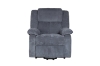 Picture of MATTHEW Power Lift Recliner Chair *Twin Motor with Adjustable Headrest (Blue)