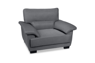 Picture of SOMARA 3/2/1 Seater Sofa Range (Dark Grey) - 1 Seater (Armchair)