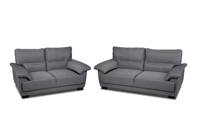 Picture of SOMARA 3/2/1 Seater Sofa Range (Dark Grey) - Loveseat+Sofa Set