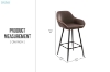Picture of GOMEZ Accent Bar Chair (Brown)