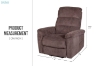 Picture of MARTINA Power Lift Recliner Chair (Grayish Pink)