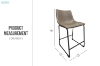 Picture of KRISTA Bar Chair (Taupe)