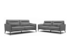 Picture of NAKALE Fabric Sofa Range (Gray) - Armchair + Loveseat + Sofa Set