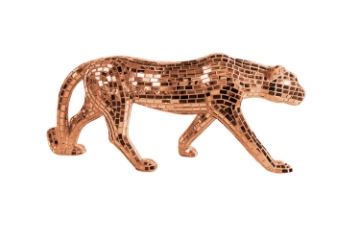 Picture of GEKO Large Golden Leopard Ornament Home Decoration (37.5"x15.5")