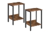 Picture of LITON Side Table with Storage Shelf - Set of 2 