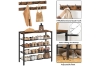 Picture of LITON Adjustable 5-Tier Shoe Rack with Wall Hooks 